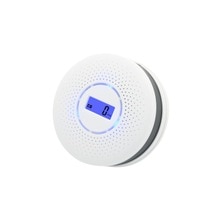 2 in 1 led digital gasalarm co-kulilte røgalarm smart stemmeadvarselssensor hjem sikkerhedsbeskyttelse høj følsom