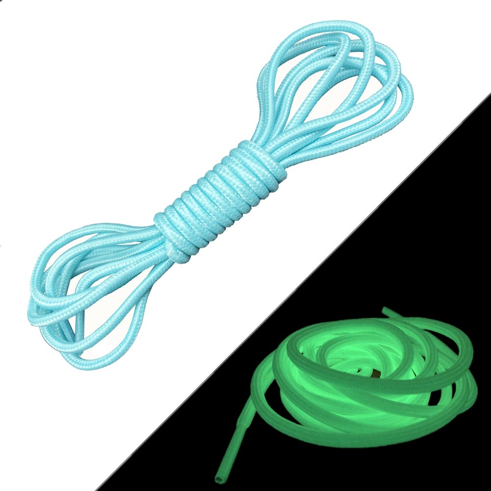 Reflecterende veters met platte breedte voor hardloopschoenen, veiligheidslichtgevende grijze lichtgevende veters voor sneakers, unisex voor sport, canvas schoenen: Fluorescentie blauw