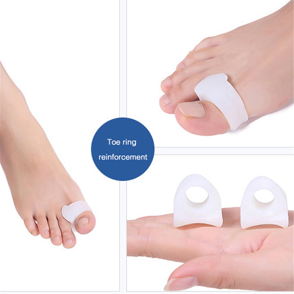 2 pezzi punta pollice uso quotidiano punta in Silicone protezione borsite cura dei piedi separatore dita dita alluce valgo separatori dita