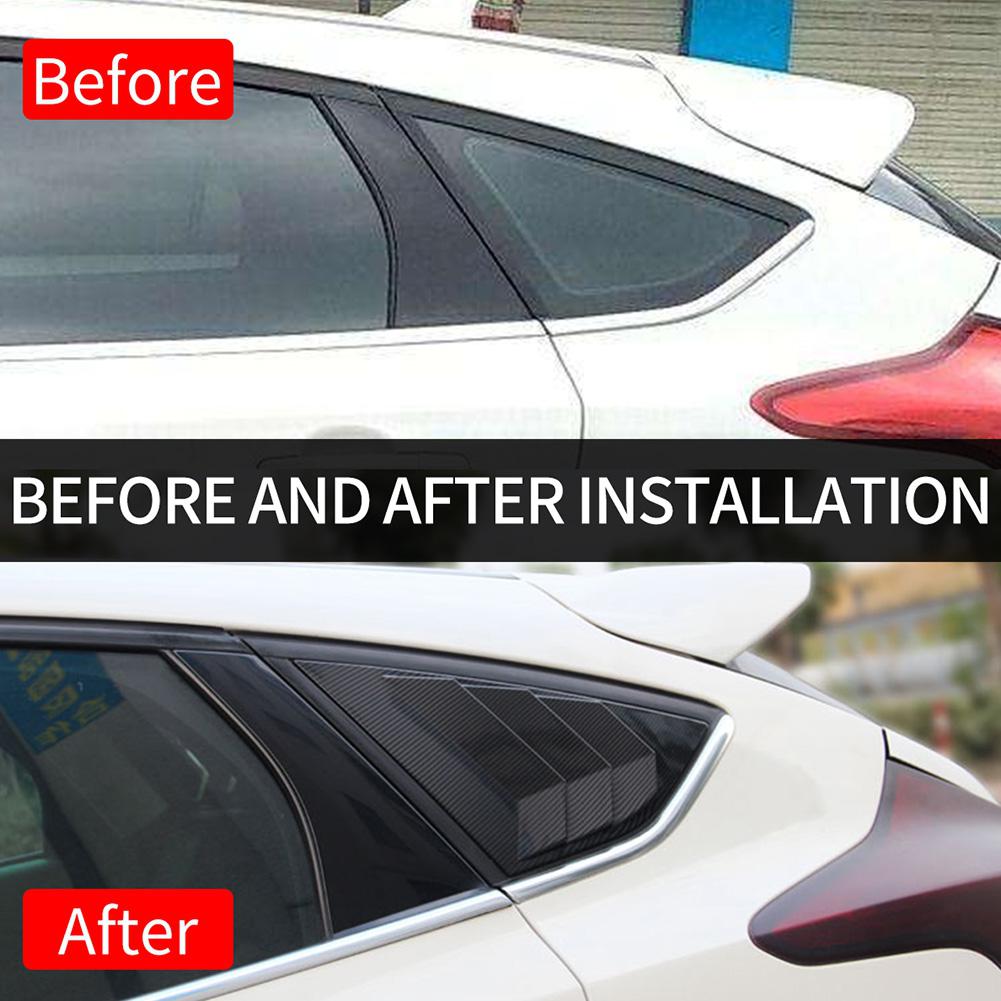 For Ford focus ST RS MK3 Car Rear Window Blinds Side Tuyere Louvers Vent Car Shutters