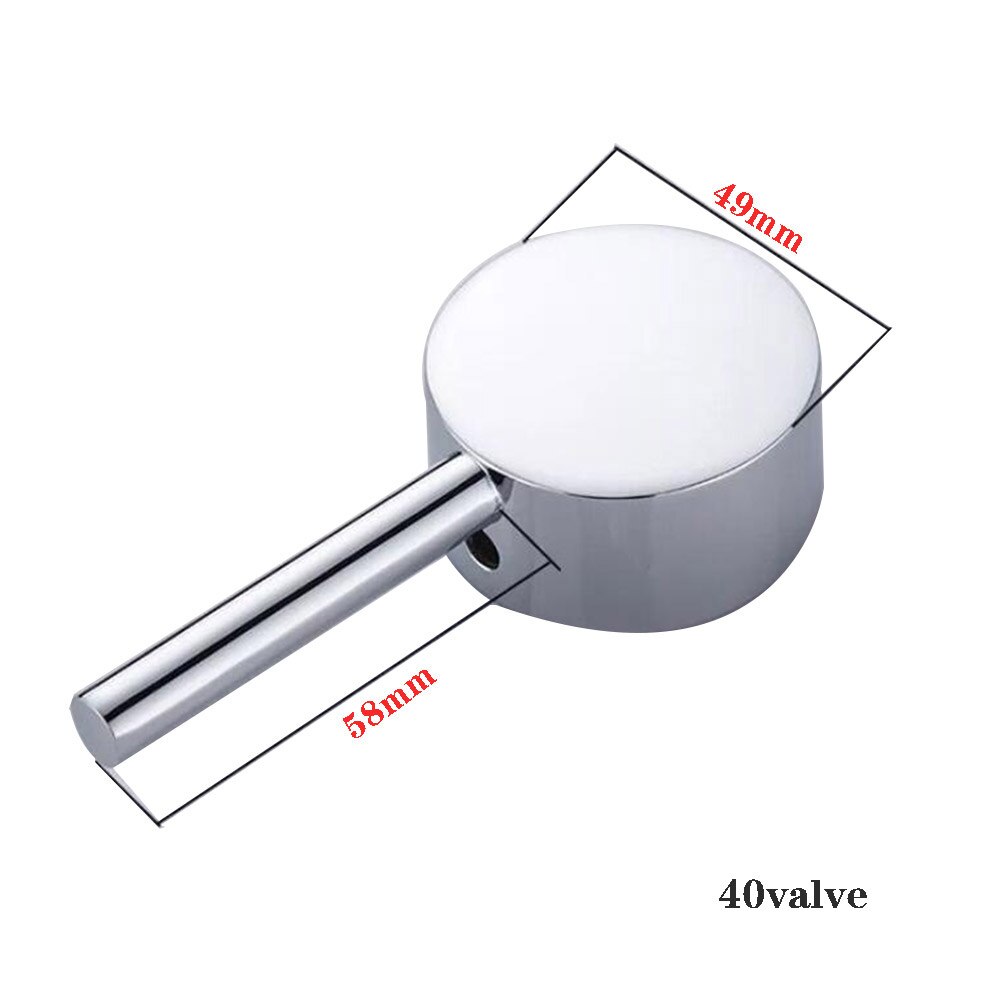 Switch Faucet Adapter 3 Ways Kitchen Sink Splitter Diverter Valve Water Tap Connector For Toilet Bidet Shower Kichen Accessories: 40mm Spool handle