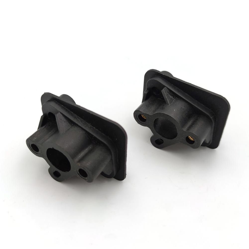 2pcs Inlet Intake Manifold For 33cc 43cc 49cc 2-stroke Engine Moped Scooter Cat Eye Mini Moto Dirt Pocket Bike Go Kart Minimoto