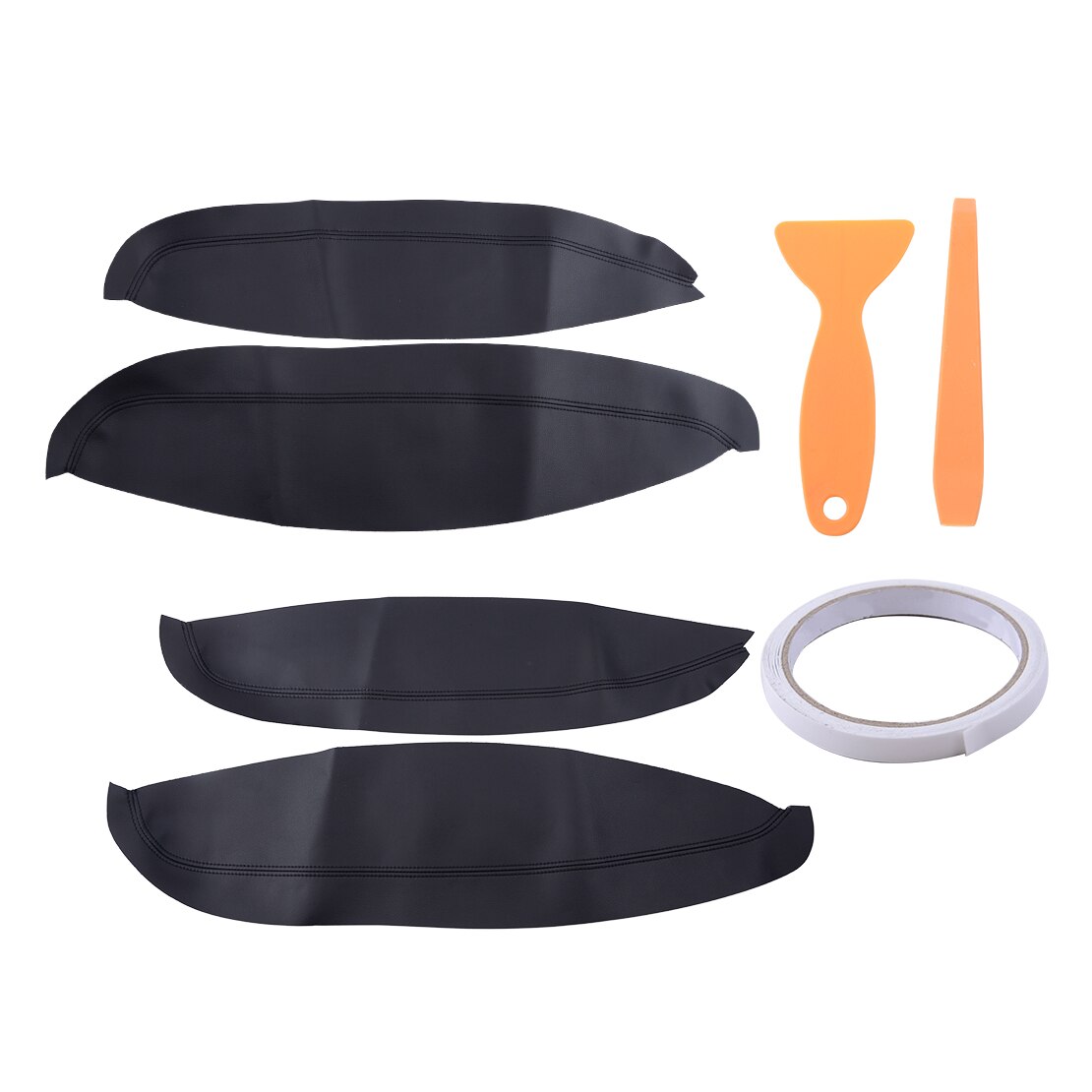 4 Stuks Deur Armsteun Panel Microvezel Leer Trim Cover Fit Voor Nissan Qashqai J10 2007