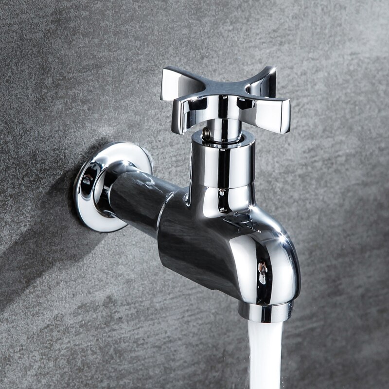 Home Brass Wall Mount Decorative Outdoor Garden Faucet Wash Basin Mop Washing Bibcock Machine WC Taps Torneira parede