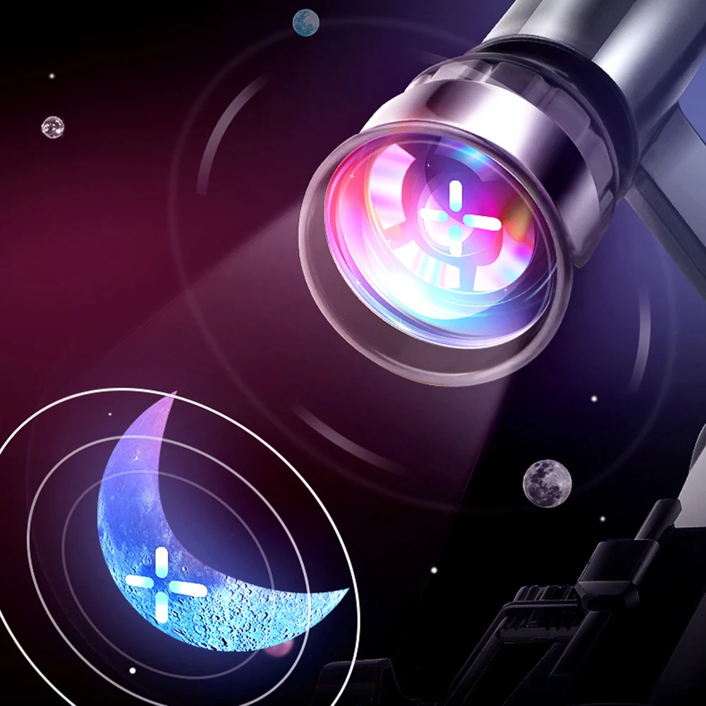 Hd-teleskop astronomiskt teleskop hög förstoring monokulär barn vetenskapligt experiment kikare undervisning