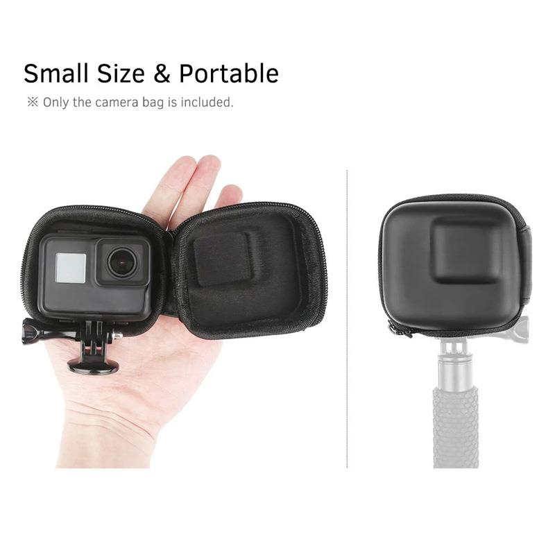 Portable Mini Waterproof Sports Action Camera Bag Case Storage Bag Protective Box Carrying Case for GoPro Hero 3/4/5/6/7/8