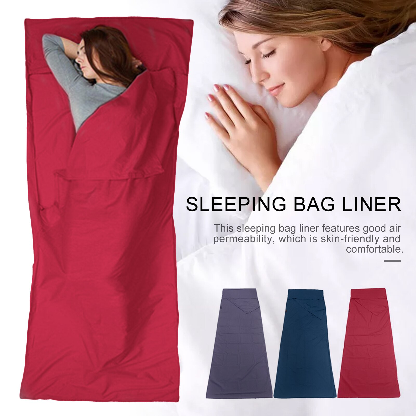 Saco de dormir ultraligero para exteriores, saco de dormir ligero y plegable para viajes, Camping, senderismo, sacos de dormir individuales para adultos, 75x210CM