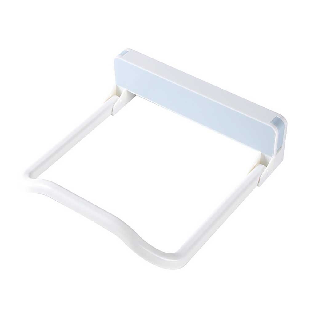 Étagère murale en plastique pliable en plastique, meuble de rangement pour lavabo, Pot, étagère, contenant des accessoires de cuisine auto-adhésif: Blue 