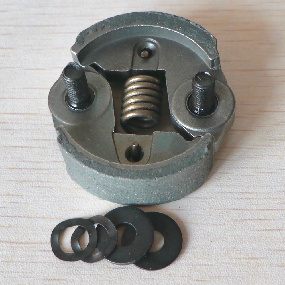 Ensemble d'embrayages pour débroussailleuse, 2 temps 34F, avec vis