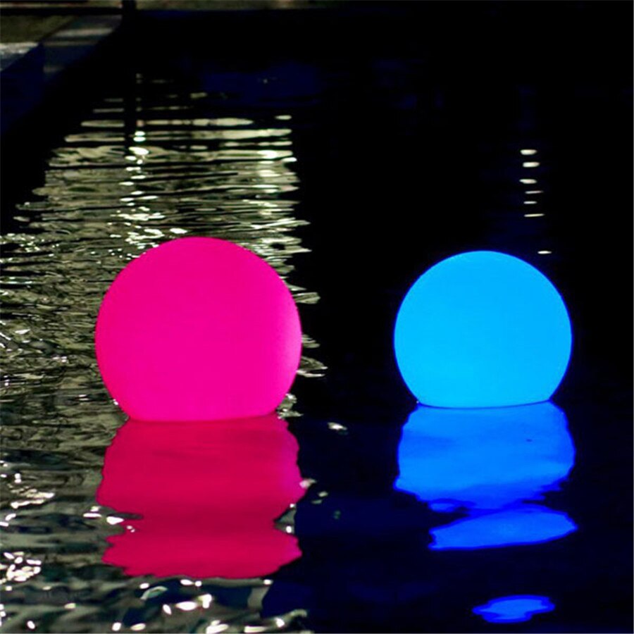 Vandtæt ledet kuglelampe rgb undersøisk lys indendørs udendørs bryllup have græsplæne swimmingpool flydende ktv bar festindretning