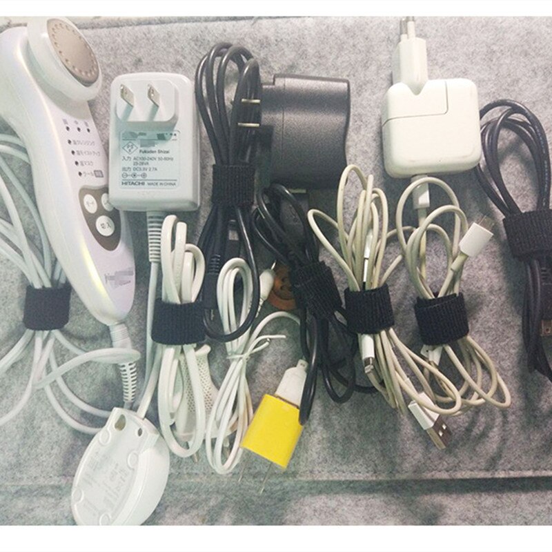 7PCS Magic Tape the hooks adhesive nylon sticker hook and loop Velcro fastener without Glue for sew Ties Curtain Fastener