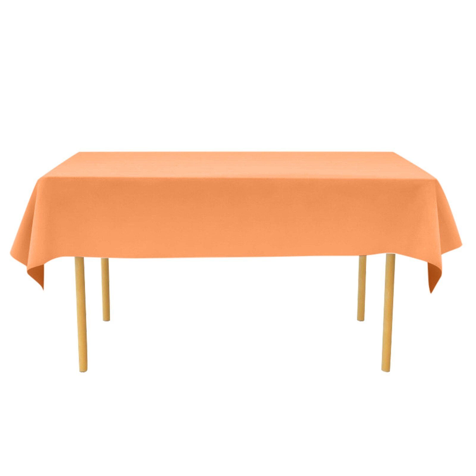 Wegwerp Tafel Covers Plastic Tafelkleden Bruiloft Verjaardag Party Wegwerp Tafel Covers Baby Douche Cover Levert 137 × 274Cm: Orange 