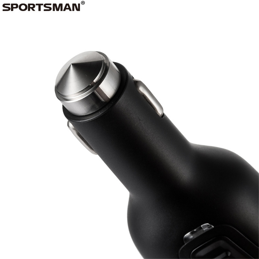 Sportsman Car Charger Electric Razor Rotatable Double-headed Electric Shaver Vehicle-mounted Safety Hammer Man Shaver 12-24V USB