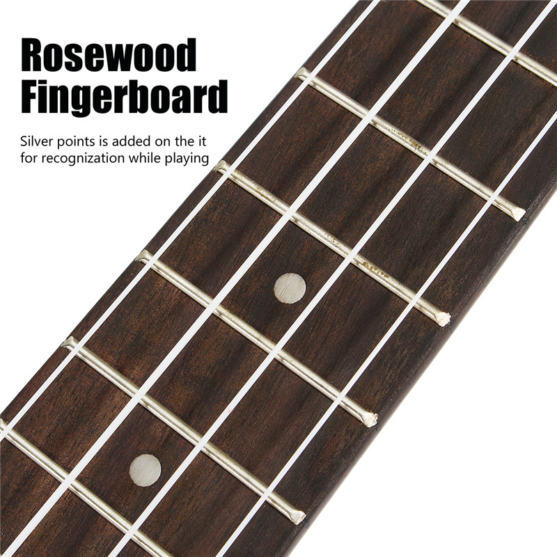 Violão soprano ukulele de abacaxi de 21 polegadas, 4 cordas, violão havaiano, instrumentos musicais, presente