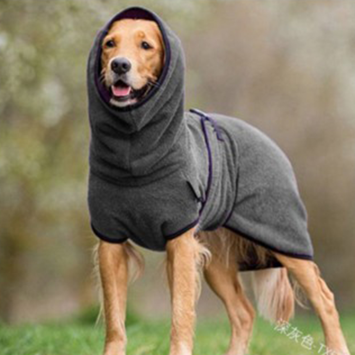 Generic Dog Winter Coat for Whippet, Greyhound Cosy Fleece Jumper, Jacket Lurcher and Clothe with Warm Lining, Adjustable Band M