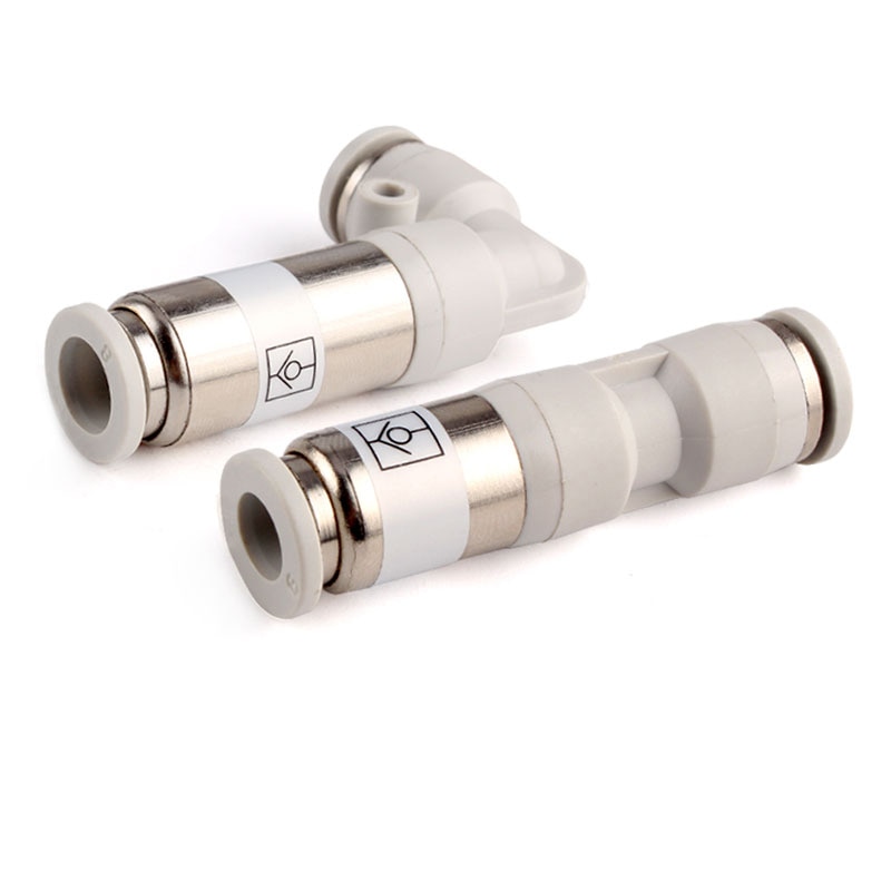 Air Pneumatic Check Valve One Way Non-return Valve Hose Tube One Touch Qucik Fitting Connector Coupling