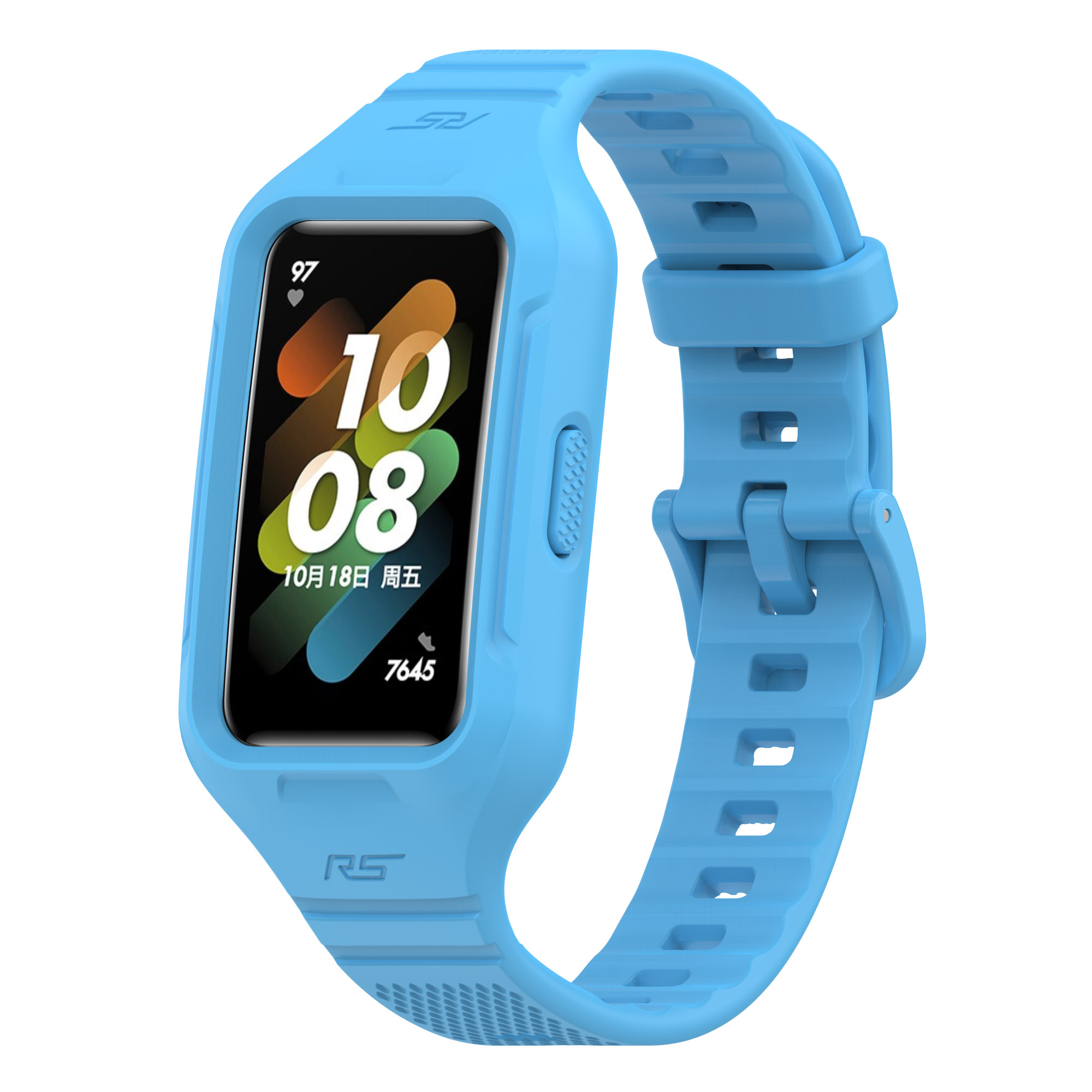 Silicone Strap For Huawei Watch Band 8 7 6 Replacement Smartwatch Wristband correa Strap bracelet for honor Band 6 Accessories: silver white / 12mm