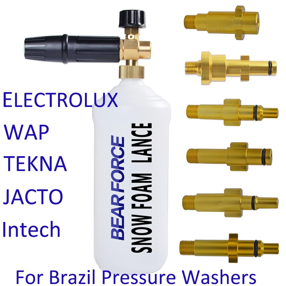 Skum dyse skum generator snø skum lans skum kanon for brasil wap tekna jacto electrolux michelin høytrykksvasker bil vaskemaskin
