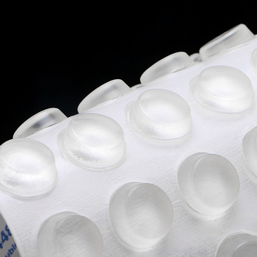 40 Selvklebende Silikon Gummi Skap Dørpute buffer Stopp Demper