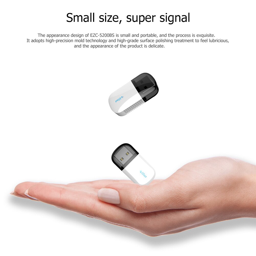 650Mbps High-Speed Antenna Dual Band USB 2.0 WiFi Dongle 2.4GHz+5.8GHz Network Card Wireless Bluetooth 4.2 Adapter