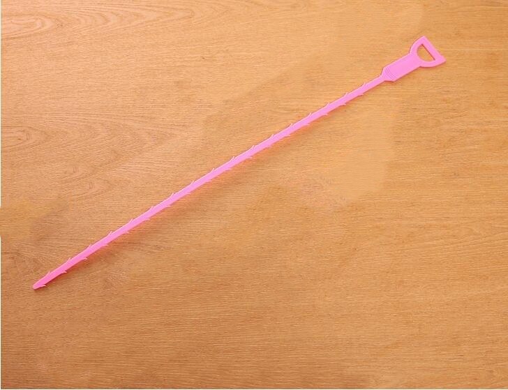 HOMETREE Badkamer Haar Riool Filter Afvoer Cleaners Outlet Aanrecht Filter Anti Verstopping Floor Verwijderen Belemmeren Gereedschap H746: H746 Square pink