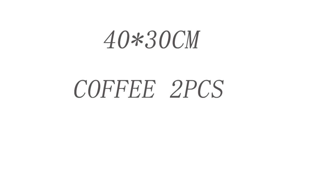 2 Maten Herbruikbare Non Stick Bakken Papier Warmte Druk Pad Herbruikbare Bakken Mat Gebak Bakken Oliepapier Keuken Bakken Tools: coffee 2PCS