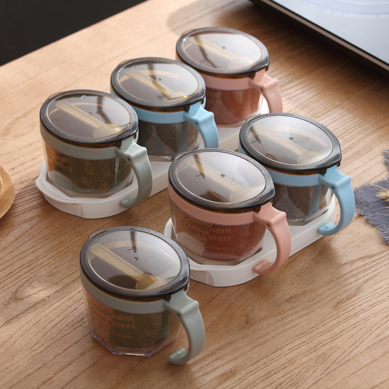 Household Seasoning Box Set Simple Seasoning Pot Kitchen Supplies With Seasoning Tools