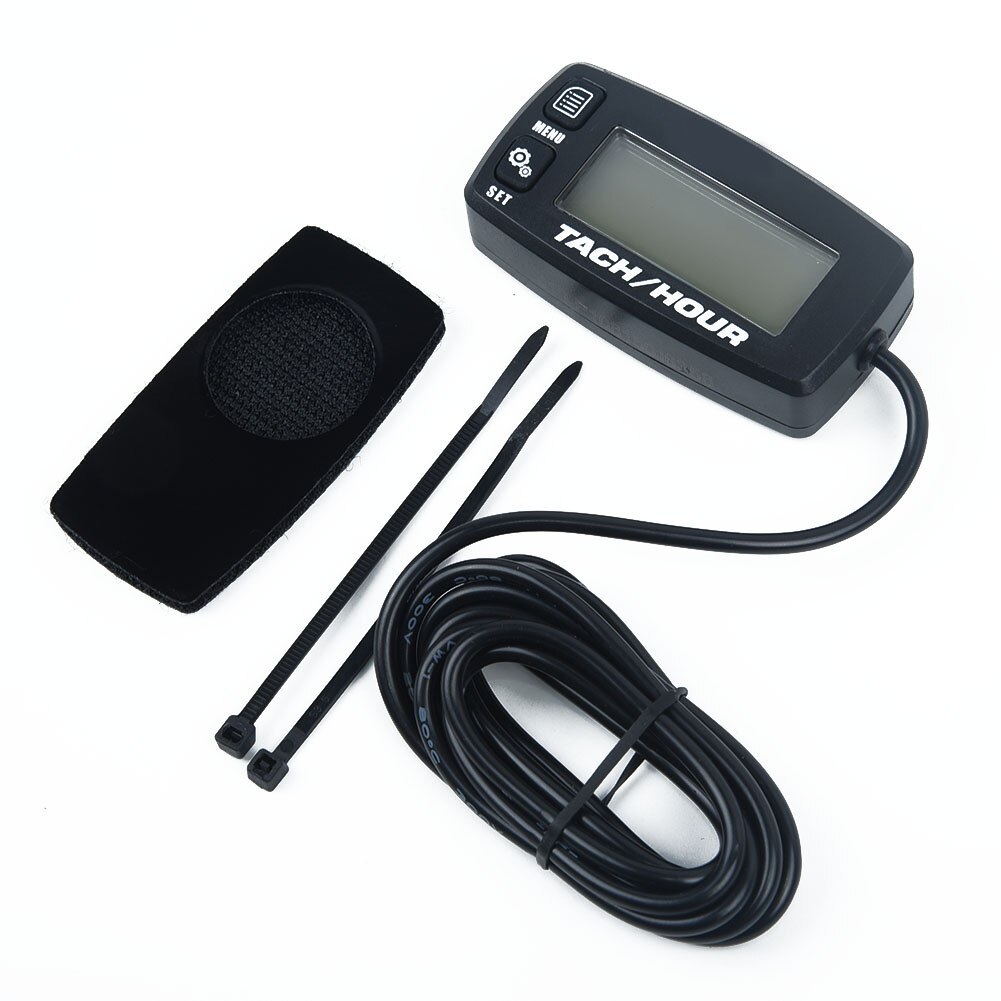 ATV Tachometer Waterproof Motorcycle Engine Measurement LCD Accessories