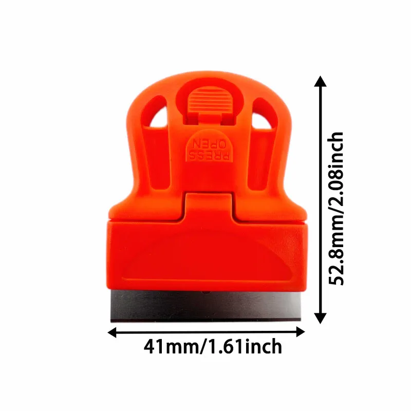 11/1pcsScraper, Scraping Off Stickers, Paint and Old Glue, Glass and Car Window Film Adhesive Remover Mini Shovel with Blade
