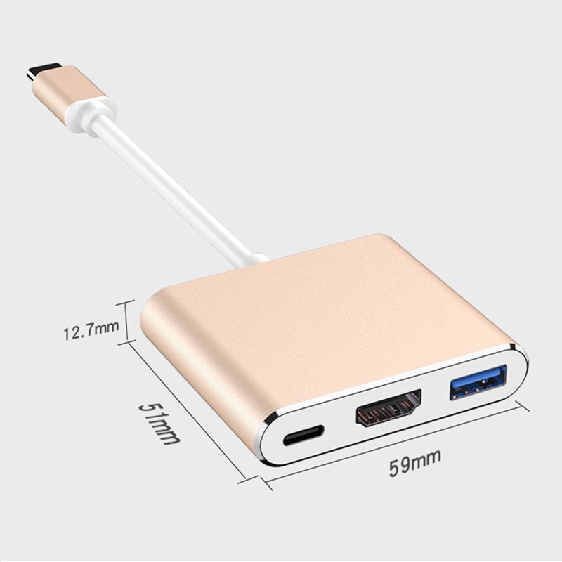 Usb 3.1 tipo-c para hdmi conversor compatível usb 3.0 adaptador multiport docking station para nintendo switch macbook pro samsung s9