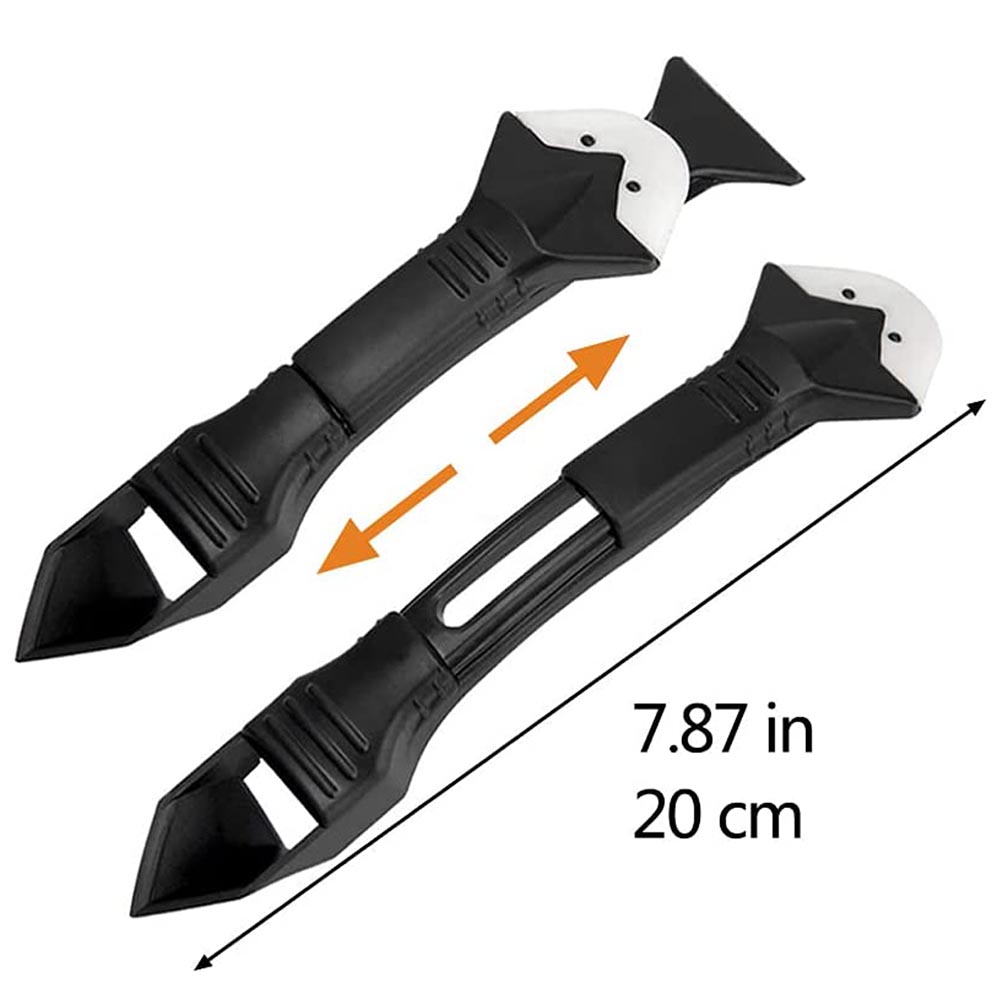 5in1 Multifunctionele Coner Breeuwen Tool Siliconen Schraper Lijm Remover Mes Hoek Schoonheid Spleet Spatel Tool Grout Schraper Kit