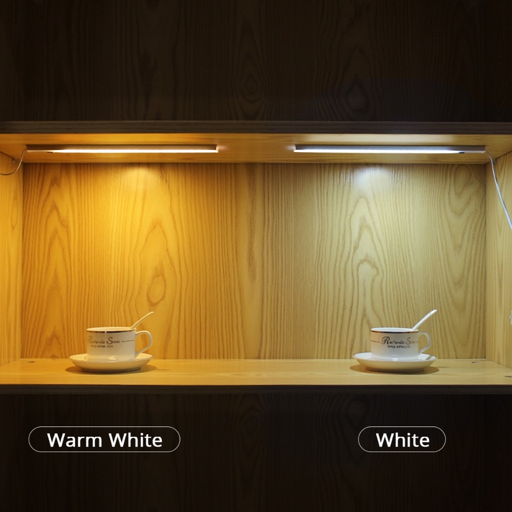 Hand Wave Switch LED Bar Light Rigid Strip Kitchen Lighting Hand Sensor 12V Night Lamp For Bathroom Wardrobe Cocina Wall Lamp