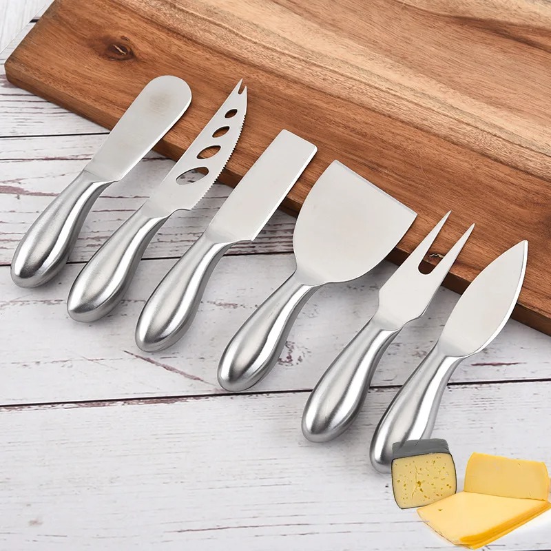 Multifunctionele Kaas Bestek Bakken Gereedschap Set Rvs Slicer Keuken Gadgets Boter Mes Mini Cake Brood Messen