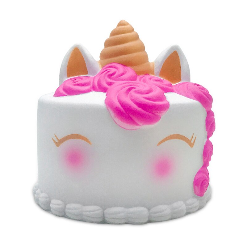 Super Cute Popcorn Cake Hamburger Squishy Unicorn Milk Slow Rising Squeeze Toy Scented Stress Relief for Kid Fun Toy: 10x10cm