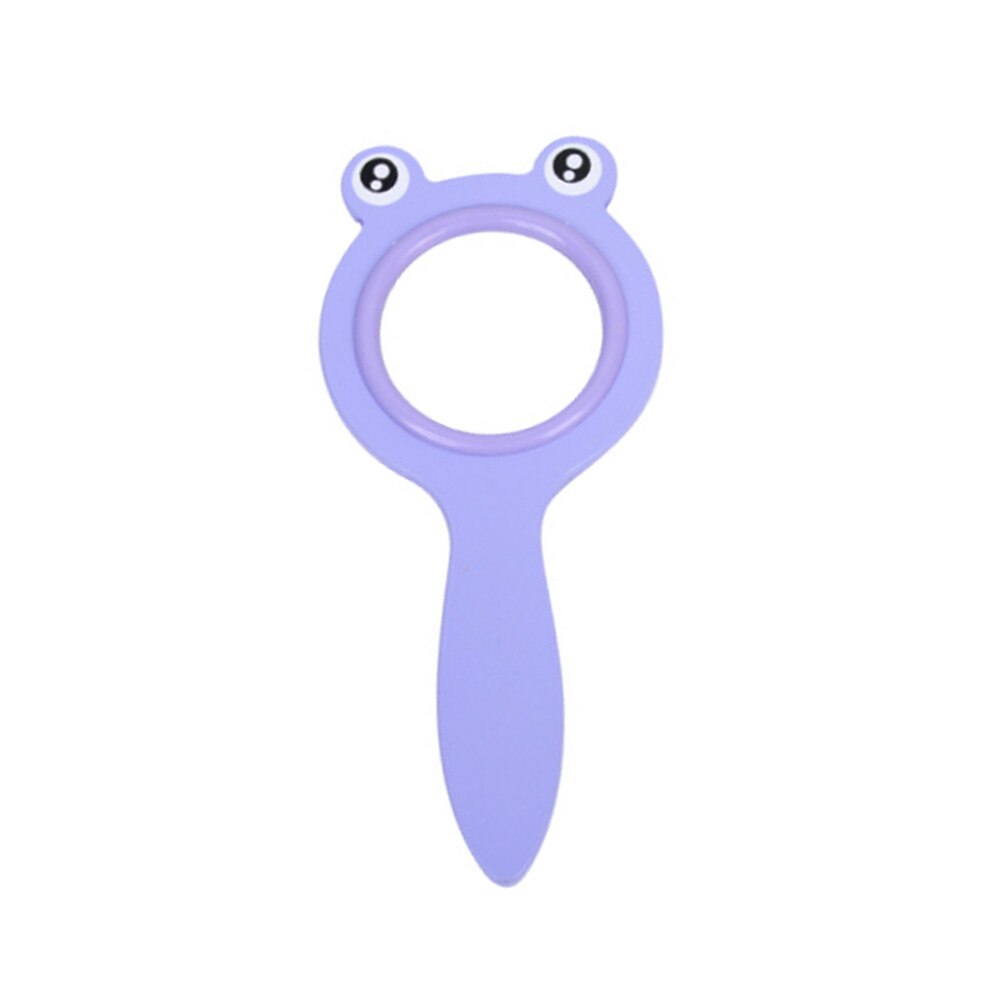 Cartoon Dieren Vergrootglas Kinderen Speelgoed Kleuterschool Kinderen Leren Vergrootglas Onderwijs Wetenschappelijk Experiment: Purple