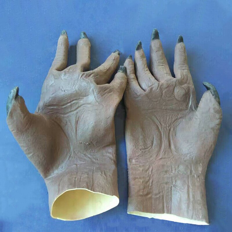 Werwolf Geist Hände Handschuhe/Füße Schuhe Erwachsene Halloween Phantasie Kostüm Liefert ein88