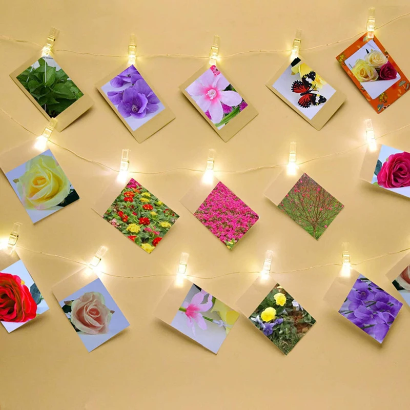 Transparante Clips Veerophangklemmen Plastic Mini-Diy Foto Notitie Wanddecoratie Klemt Opbergclips Voor Huishoudelijke Kleding