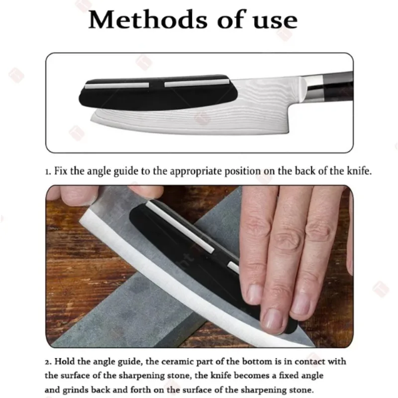 Professionele Slijpsteen Hoek Gids Vaste Messenslijper 12/14/15/18/30 graden Slijpsteen accessoires Keuken Messen Tool