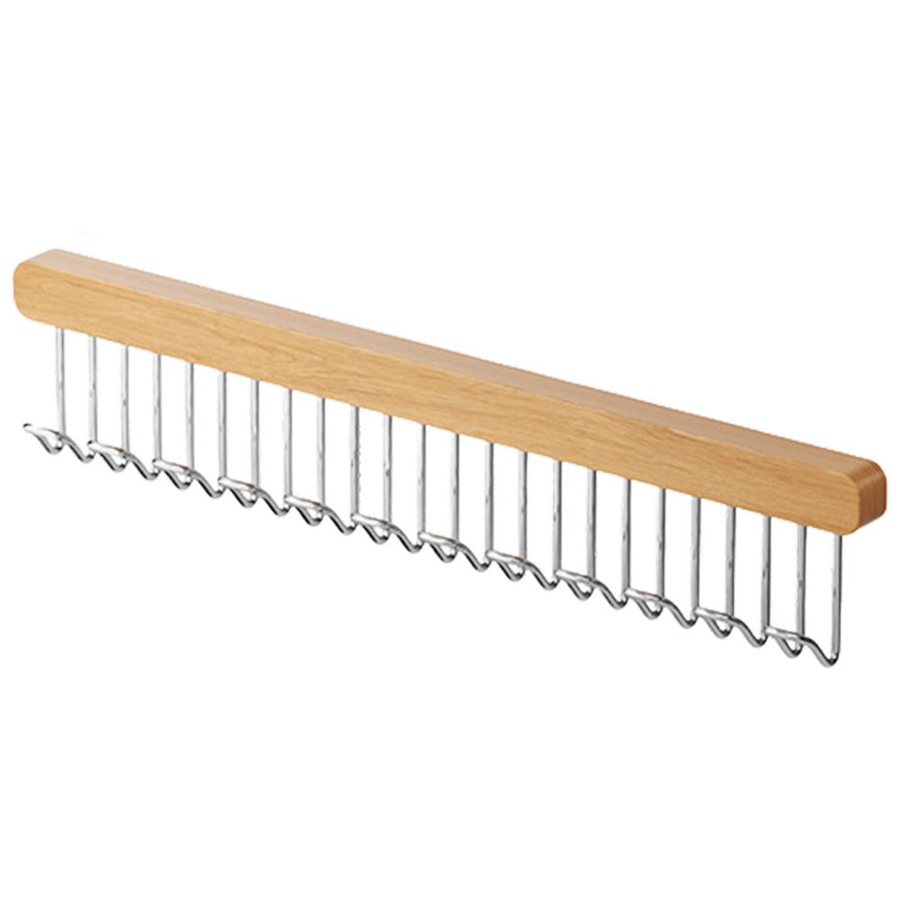 Barre de suspension pour placard, crochet coulissant multifonctionnel, support coulissant pour garde-robe, gain de place, tige de placard pour attaches, foulards: WHITE