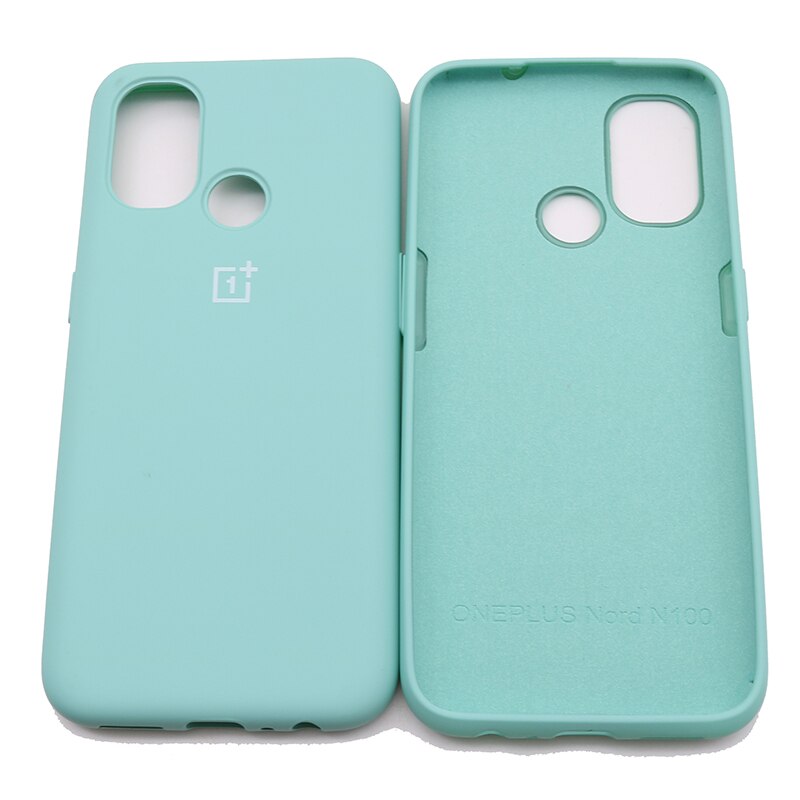 Oneplus-funda de silicona líquida para One plus Nord N10, carcasa trasera suave y fina, Original
