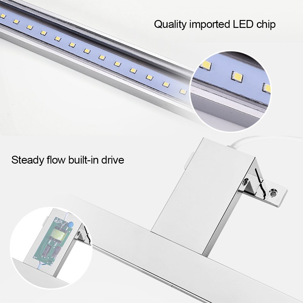 5W 8W Led Mirror Light Bathroom Dressing Lights 32LED 48LED 300mm 600mm Lighting for Mirrors Cabinets Room Fill light