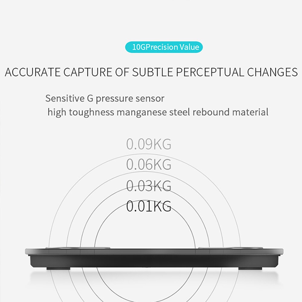 Bluetooth Lichaamsvet Schaal Weegschaal Smart Elektronische Weegschaal Led Digitale Badkamer Weegschaal Weegschaal Body Samenstelling