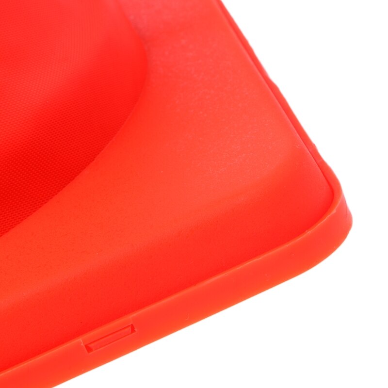 Señal de advertencia de seguridad vial plegable de 42cm, cono de tráfico, cinta reflectante naranja
