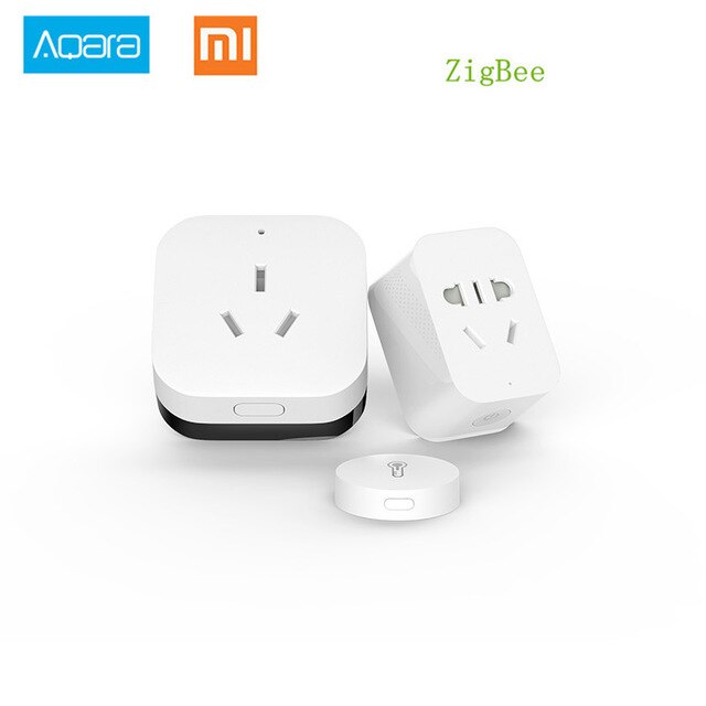 Xiaomi Gateway Aqara Zigbee wifi control smart home Automation kits Smart socket Temperature Humidity Sensor For Android IOS APP