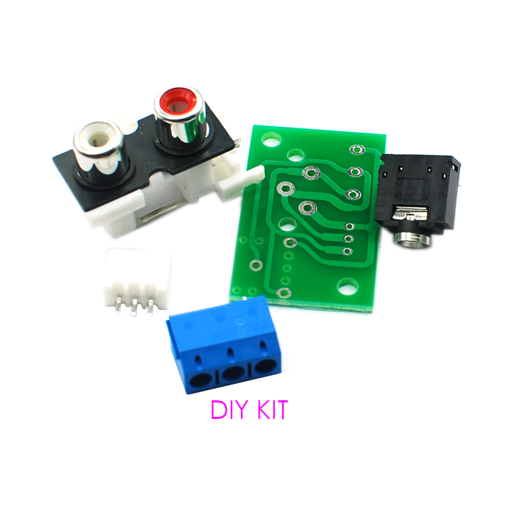 CIRMECH Audio adapter earphone Jack 3.5 mm Audio Socket PCB Adapter to 2.54 mm RCA to 3pin
