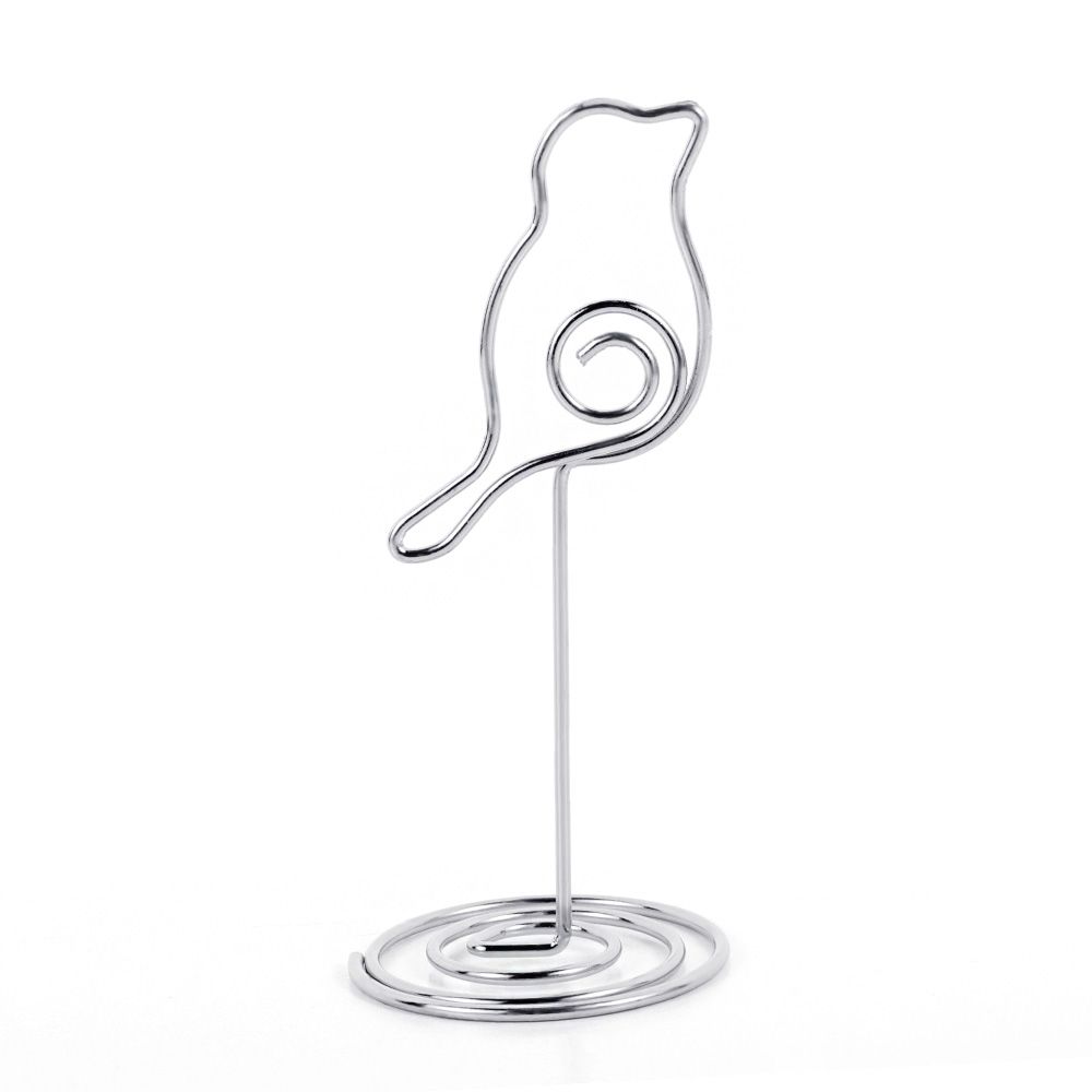 Wedding Table Number Holder Stands Name Seating Labels Placecard Clips Photo Cards Display Stand for Anniversary Party: B