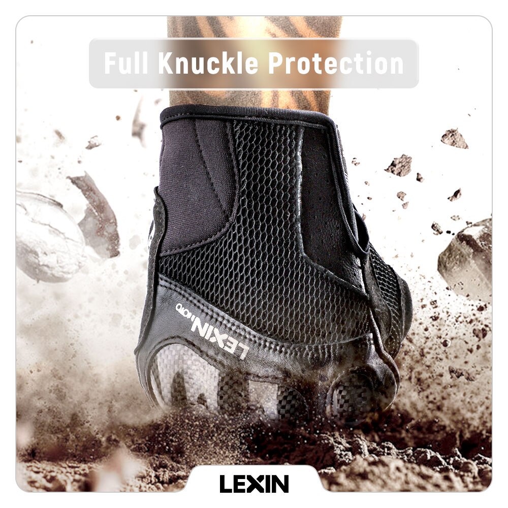 Lexin Summer Gloves Men for Motorcycle Breathable &amp;Hard Knuckle Hand Protection Touchscreen Riding Gloves Moto Cycling