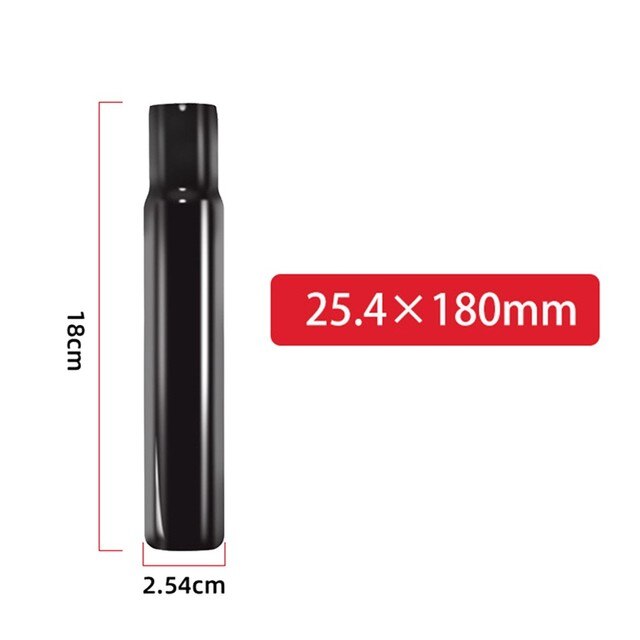 Fahrrad Sattelstütze 25.4/27,2mm Aluminium Legierung Sattelstütze Fest Ausrüstung Sattelstütze Erweiterung Fahrrad Teile Armaturen Rohr Fahrrad Sitz Teil: 25 4 180mm