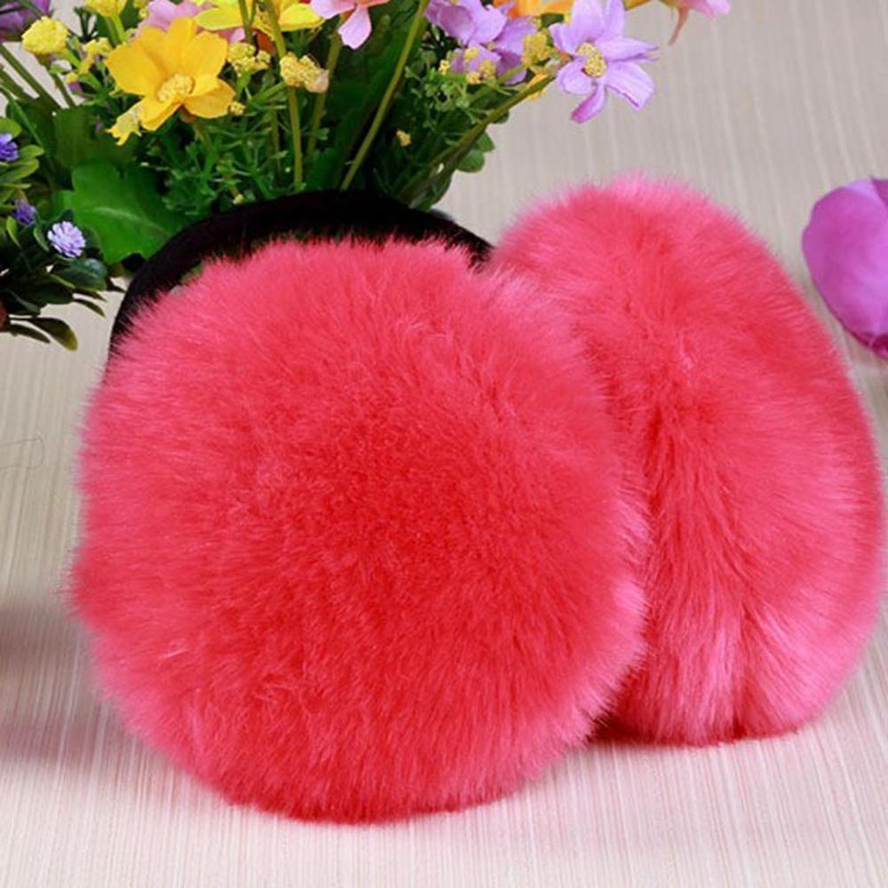 Adult Men Women Fur Headphones Winter Warm Headphones Cute Plush Winter Earmuffs Headphones For Women Ear Cover Ear Flap Muffs: 12