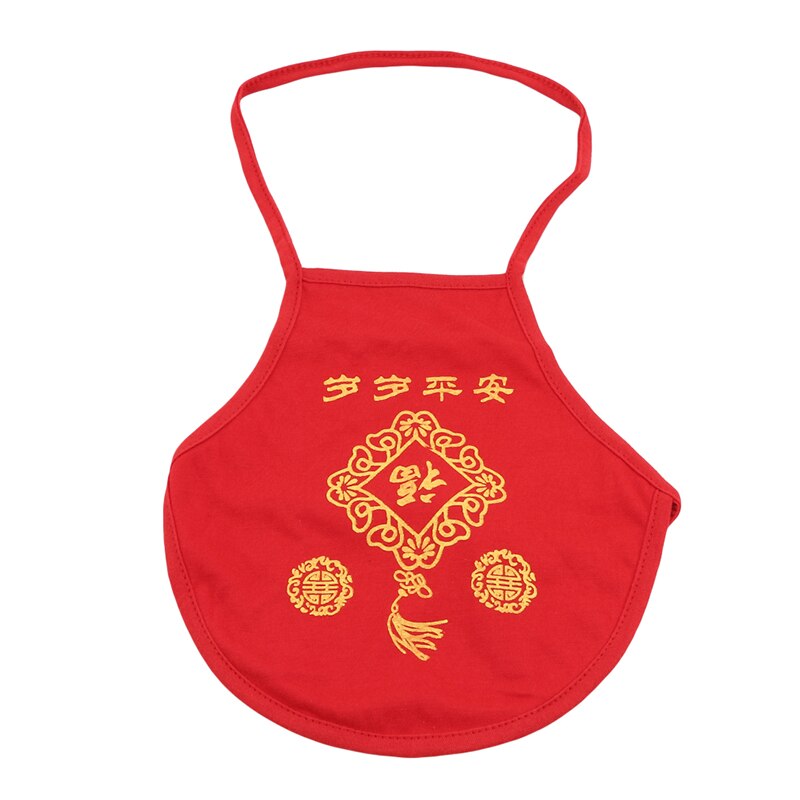 bambino Bavaglini 2020 Cinese Stile Classico Rosso Del Ventre Grembiule Adatto per Il Neonato Vestiti di proprietà Del bambino Accessori
